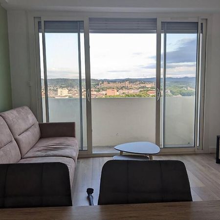 Appartment - Vue Imprenable Sur La Cite Medievale - Parking Gratuit - Climatise Carcassonne Exteriör bild